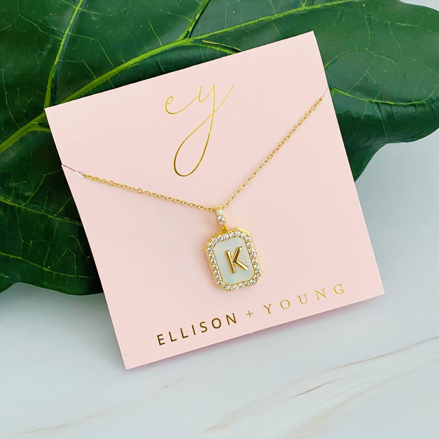 Initial Locket Necklace