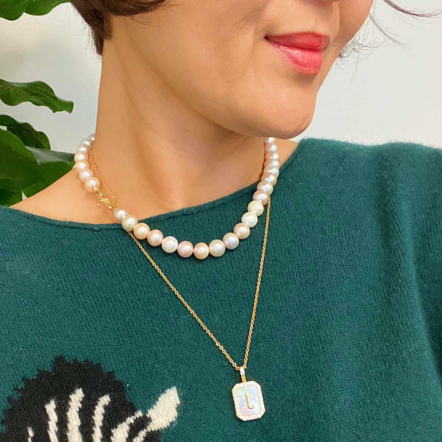 Initial Locket Necklace