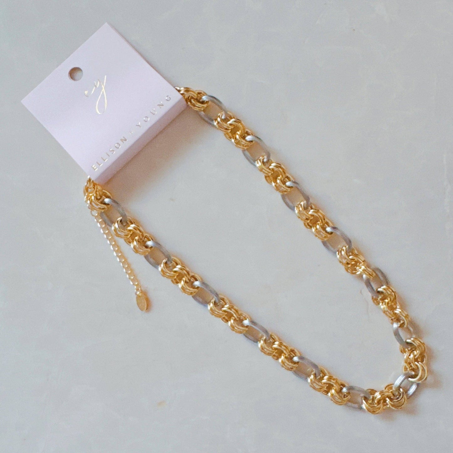 Two Tone Chain Necklace