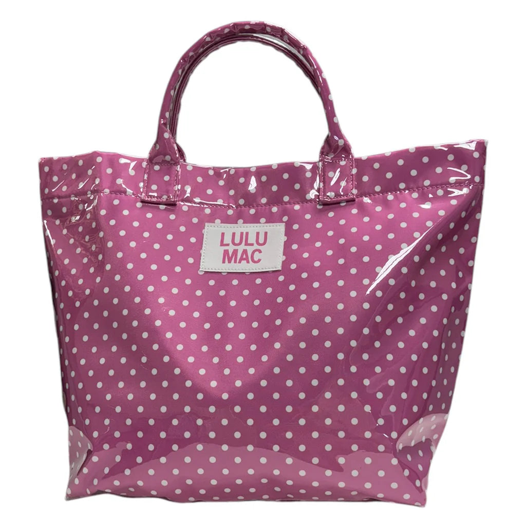 Pink/White Dot Tote