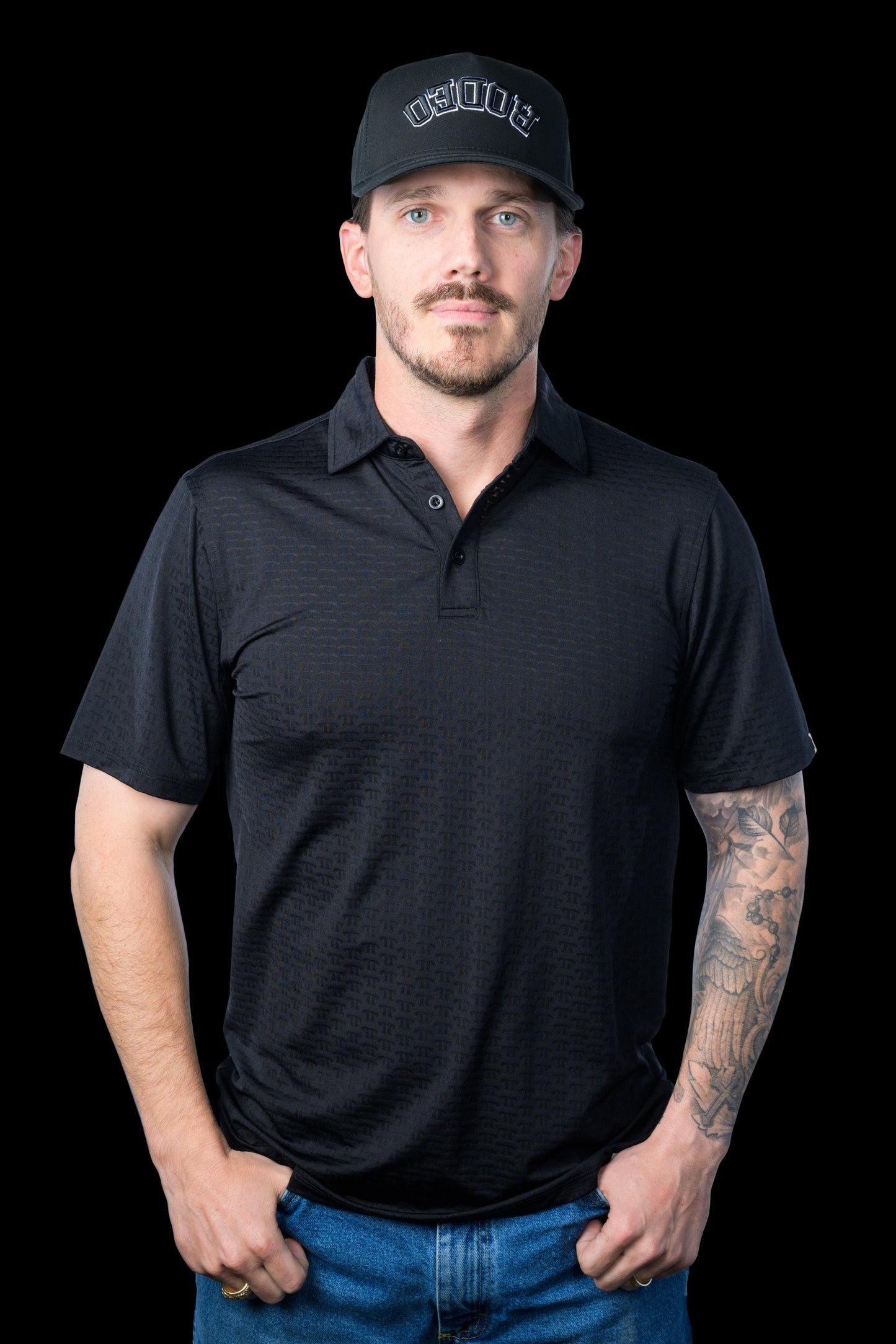 Laser Black Polo