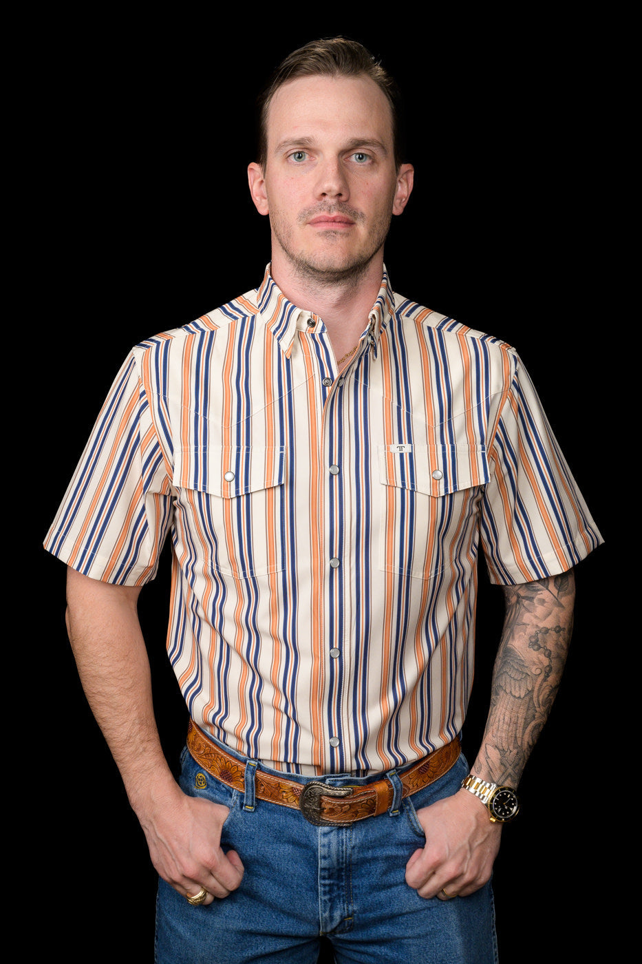 The Jackson - Short Sleeve Snap