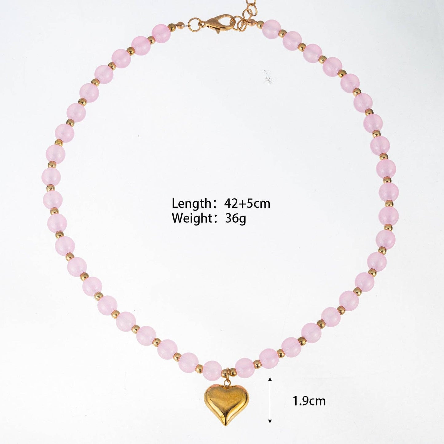 Heart Beaded Necklace