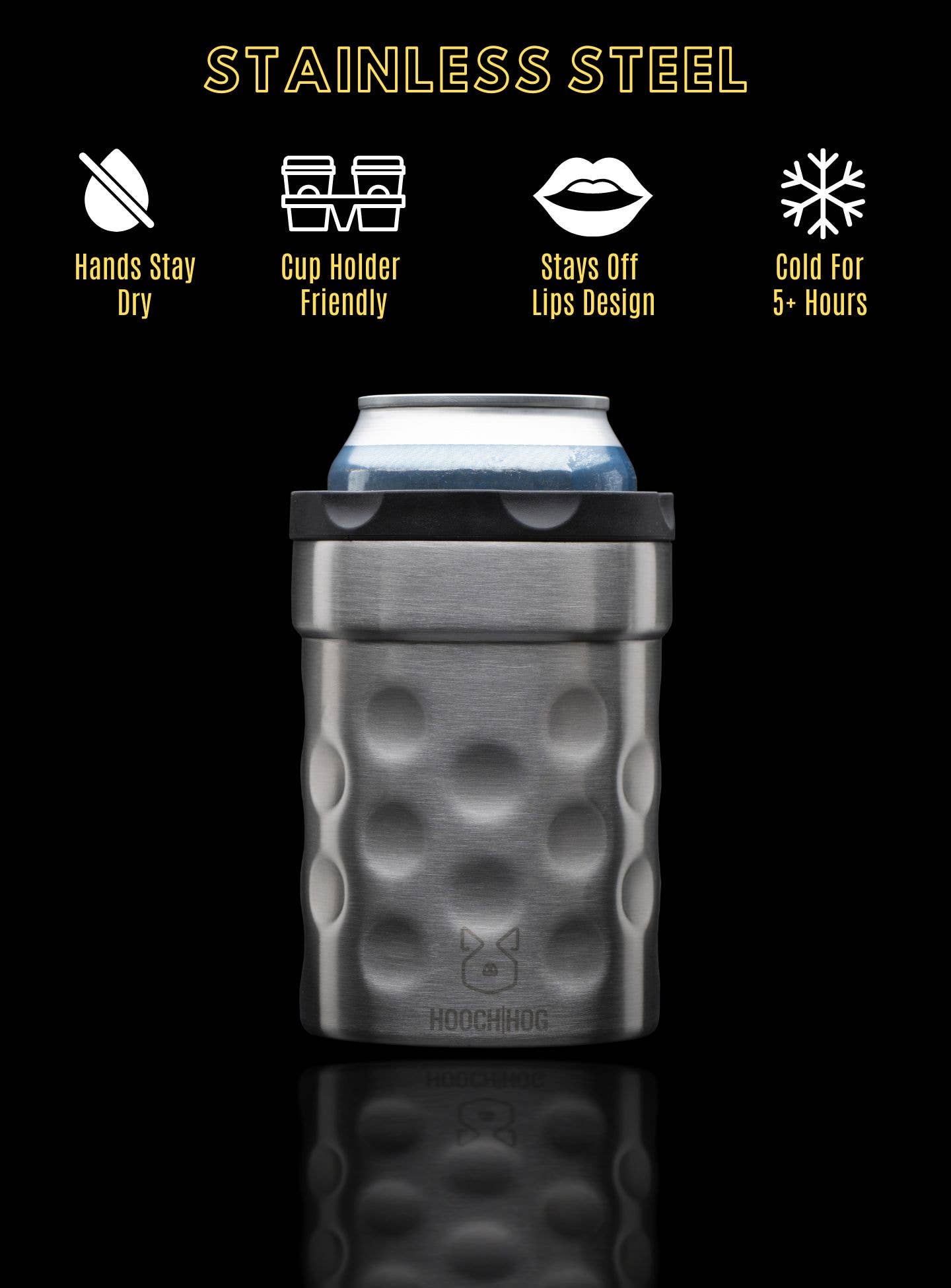 The Shorty Can Cooler [Stainless Steel]