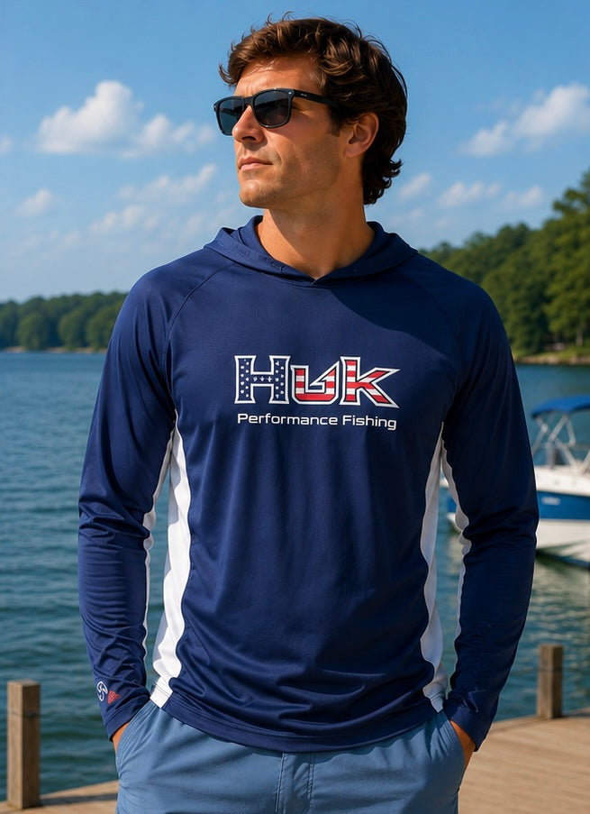 Pursuit Americana Fill Hoodie - Navy