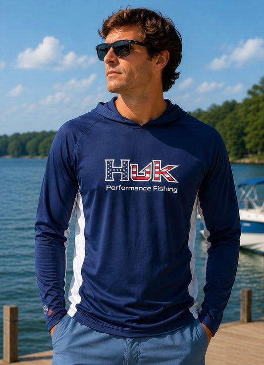 Pursuit Americana Fill Hoodie - Navy