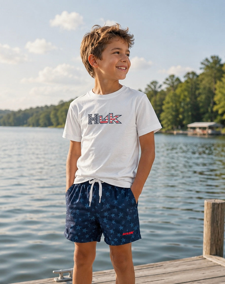 Pursuit USA Printed Volley Shorts - YOUTH