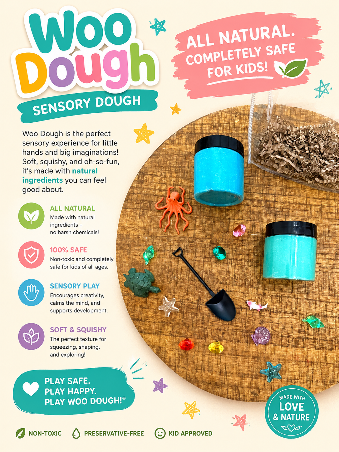 Woo Dough- Sensory Play “Under The Sea”