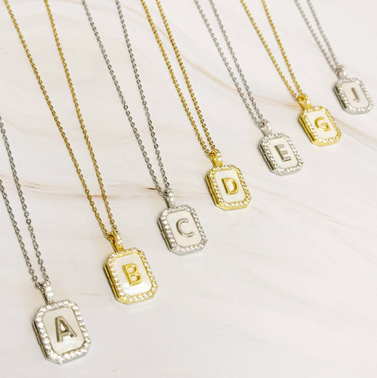 Initial Locket Necklace