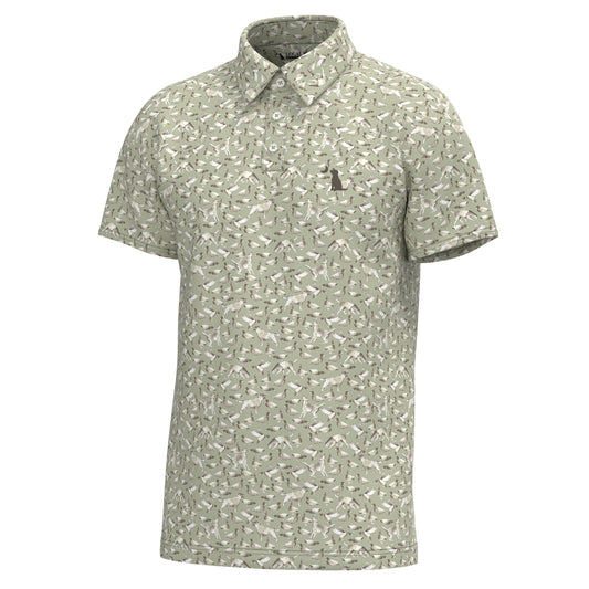 Dirty Myrtle Polo - Green Duck Dog