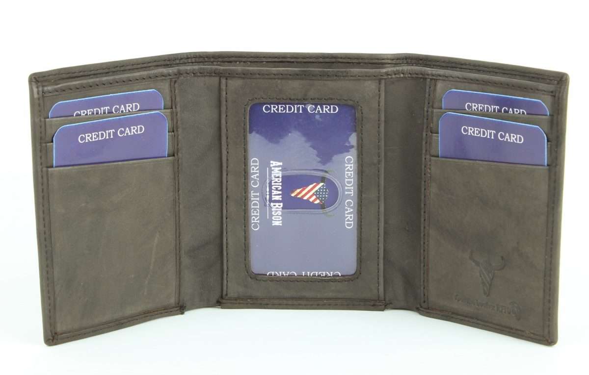 American Bison Trifold Wallet