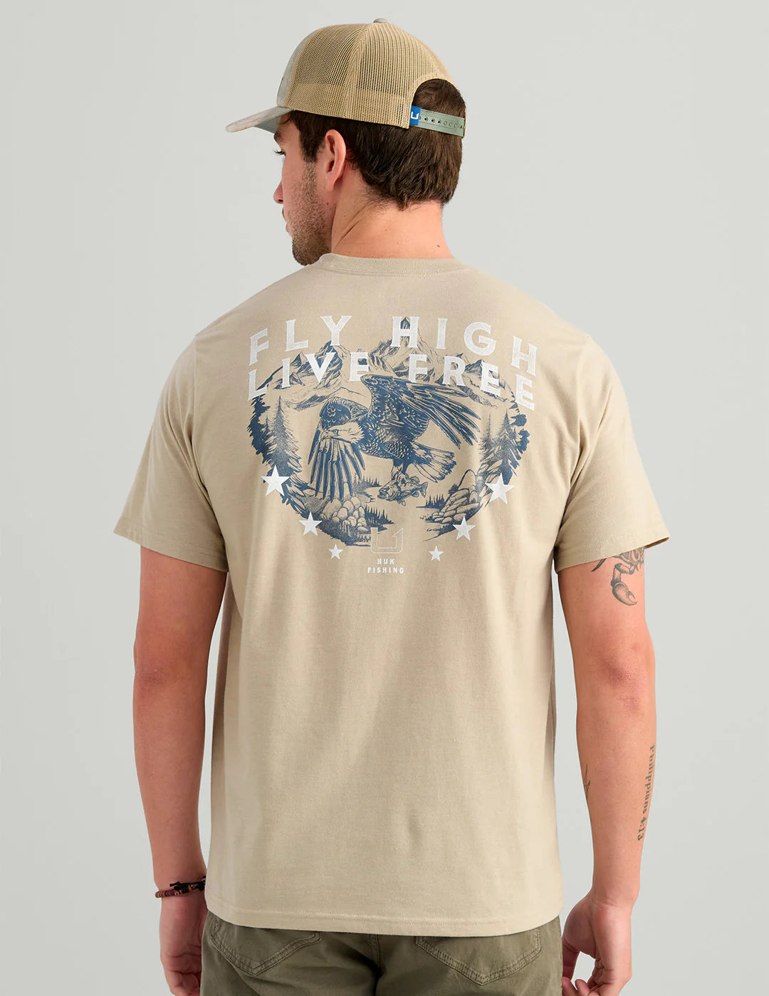 Bass Eagle Tee - River Rock