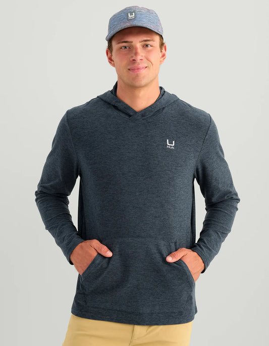 Leeward Fleece Hoodie - Sea Storm