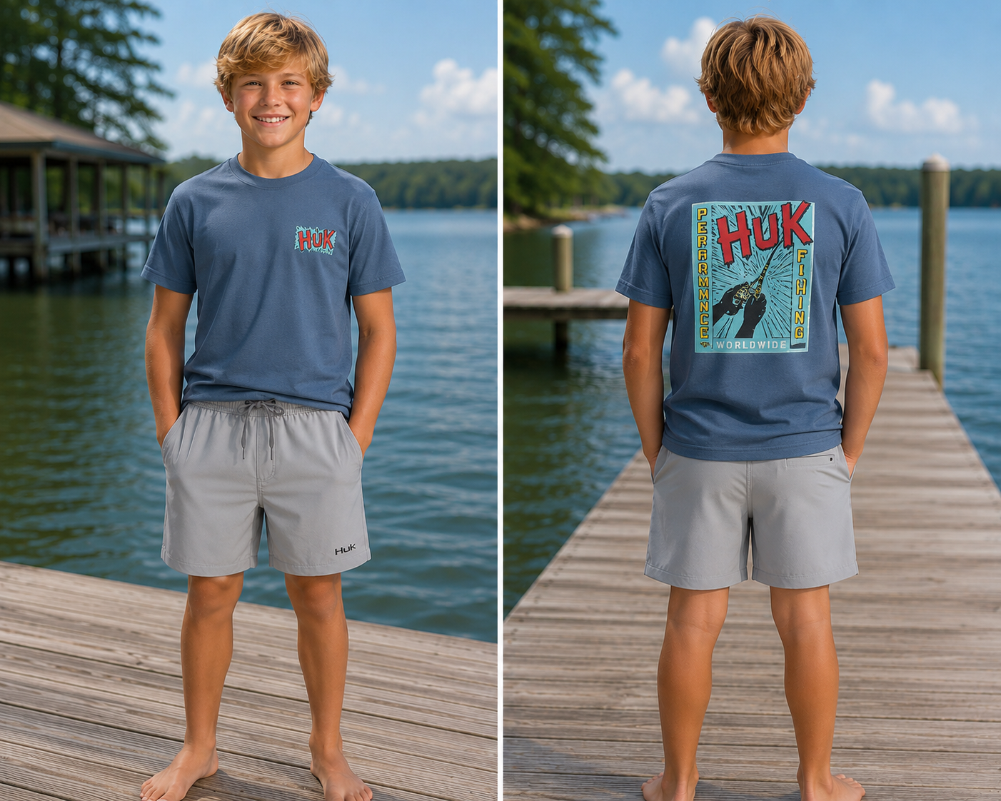 Youth Pursuit Volley Shorts - sharkskin