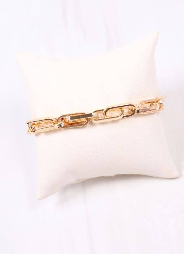 Rabson Link Stretch Bracelet GOLD