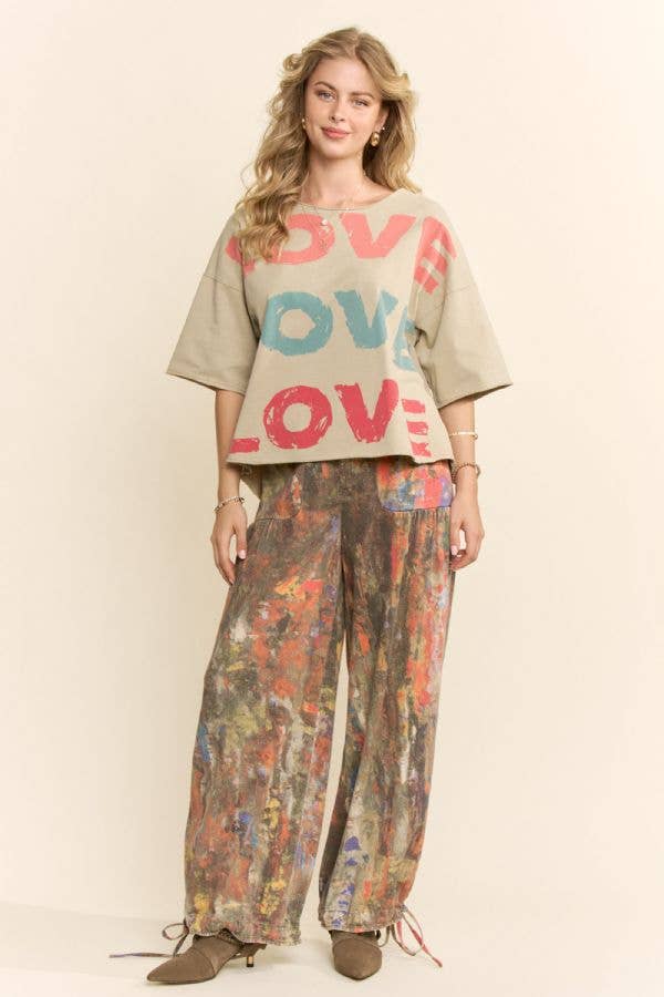 Love You More oversized tee