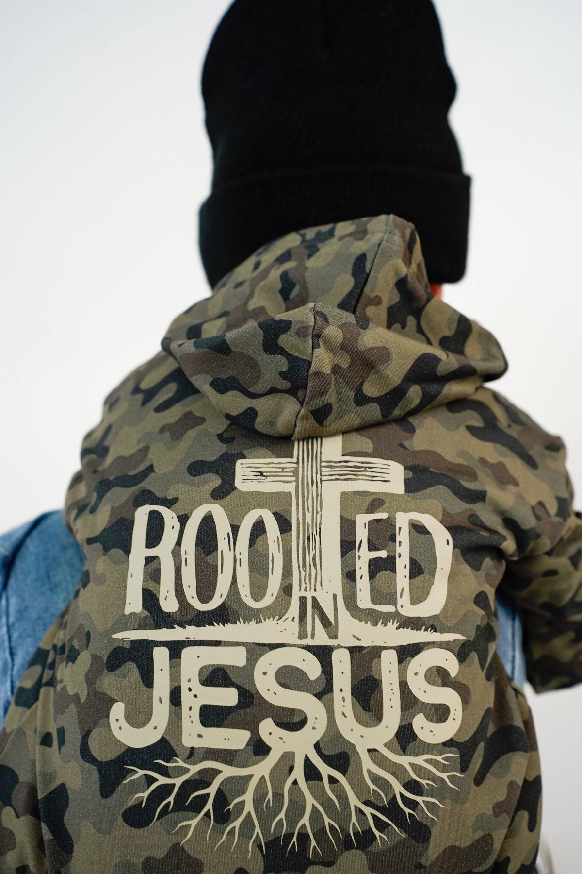 Rooted In Jesus Kids Hoodie