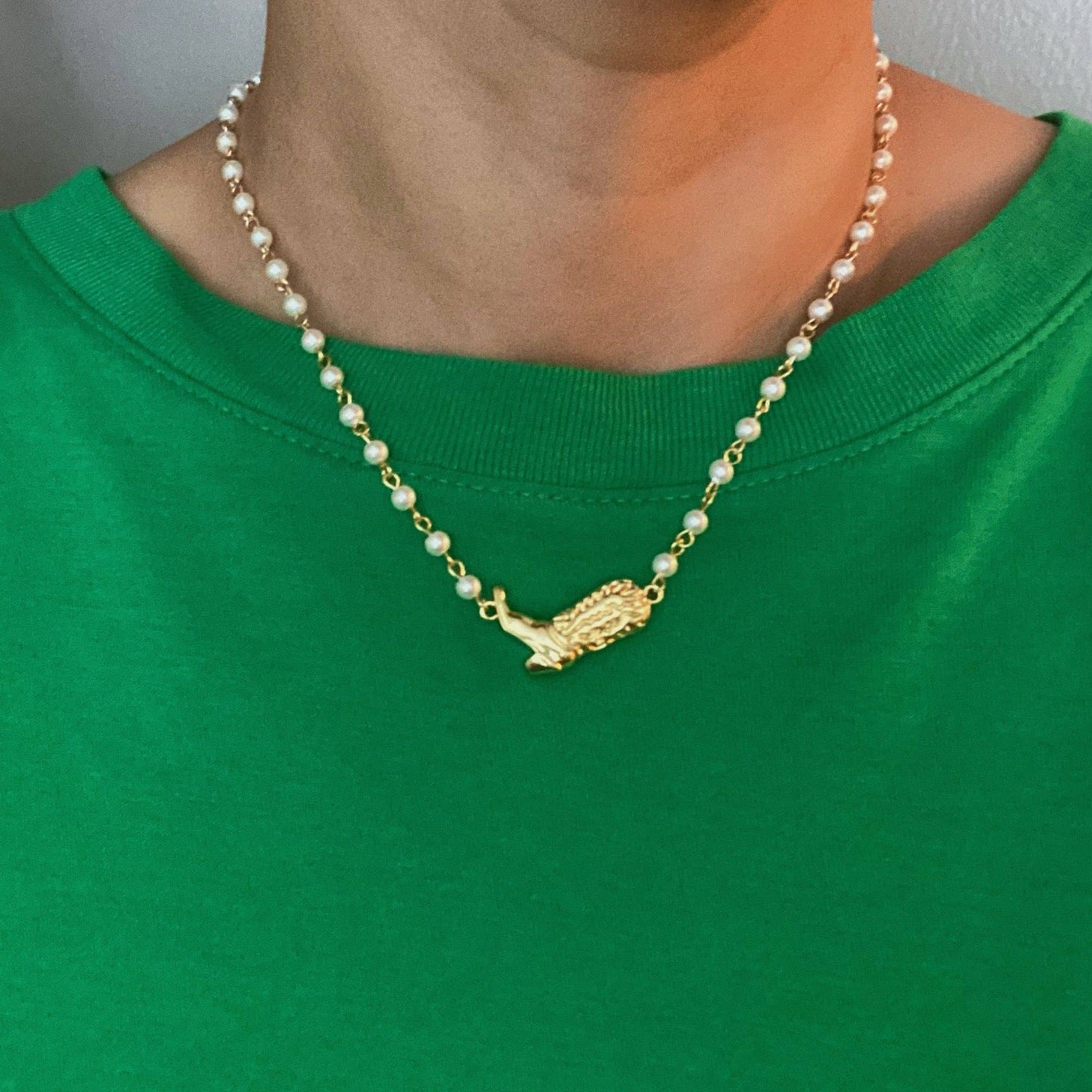 Roughrider Pearl Necklace