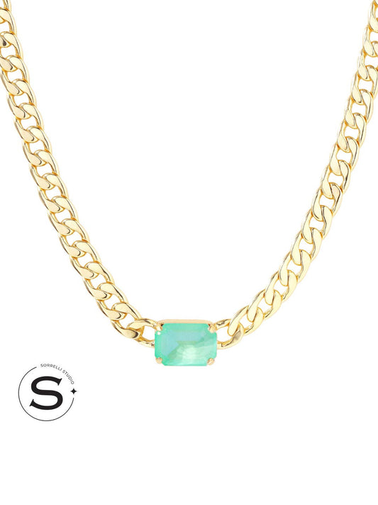 Studio Emerald-Cut Pendant Necklace