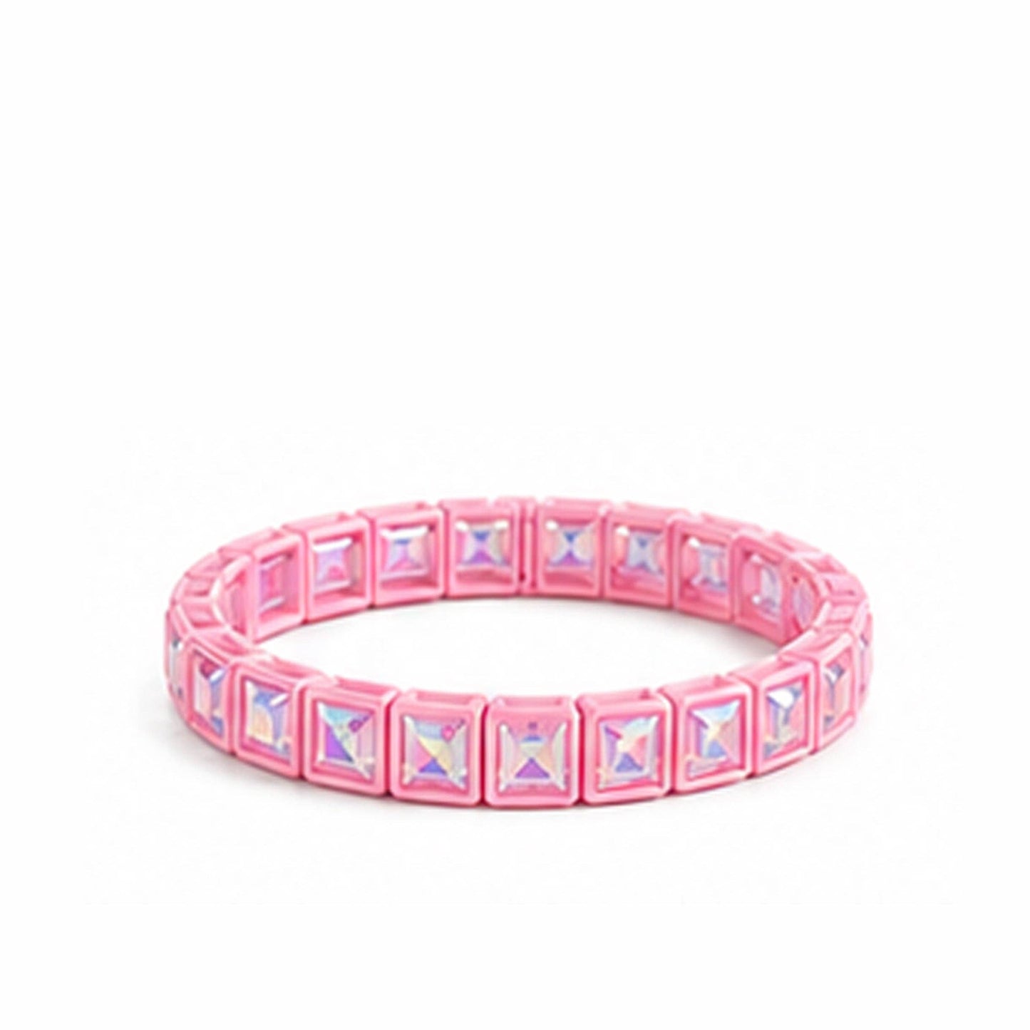 Lt Pink Rhinestone Bracelet
