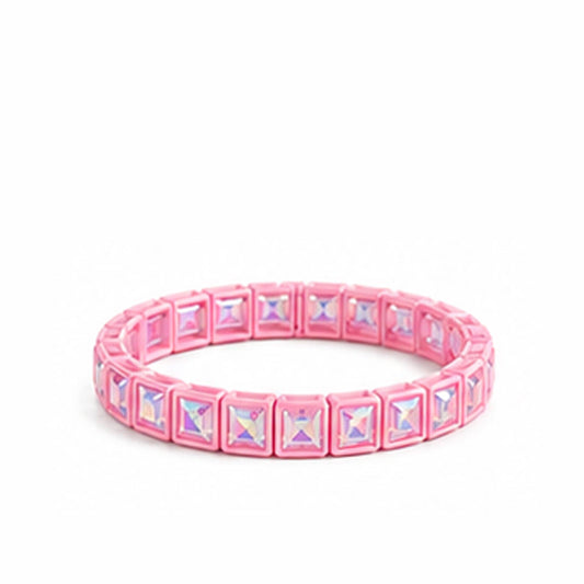 Lt Pink Rhinestone Bracelet