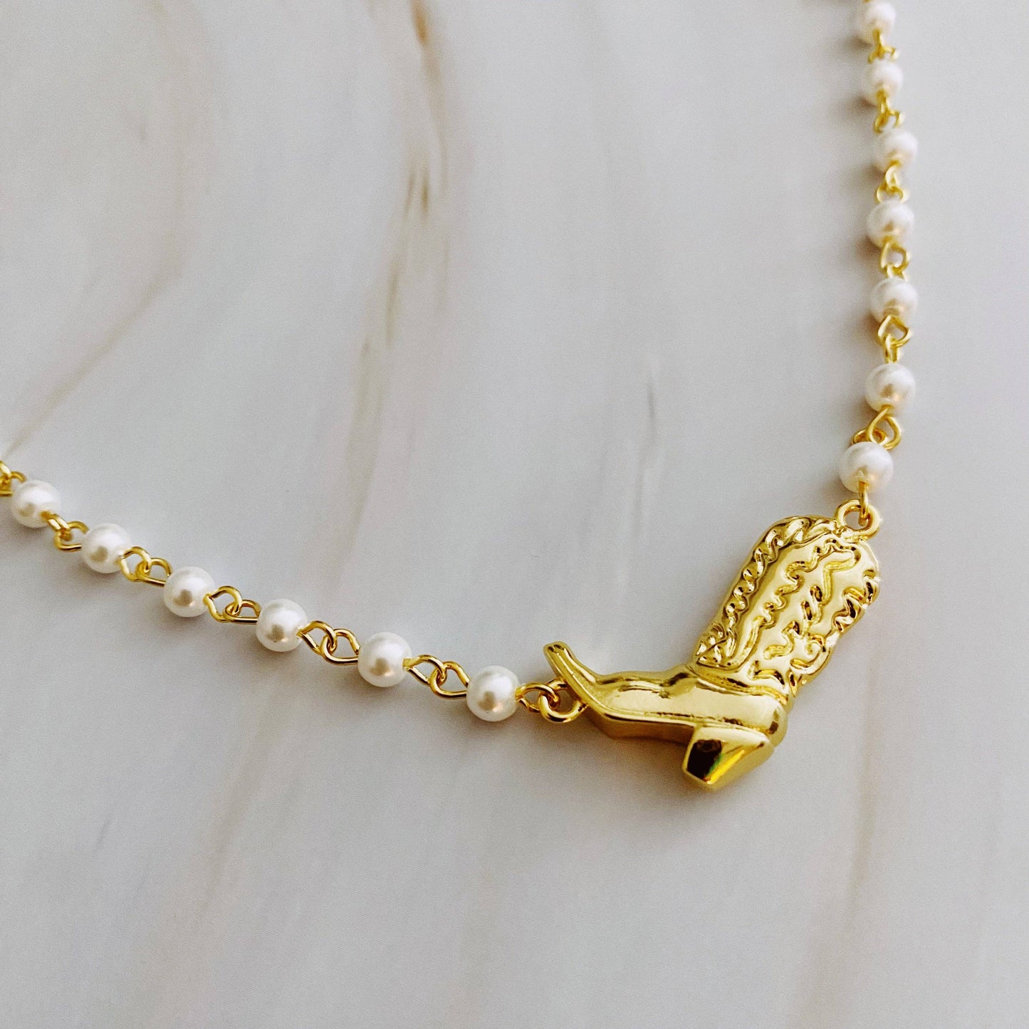 Roughrider Pearl Necklace