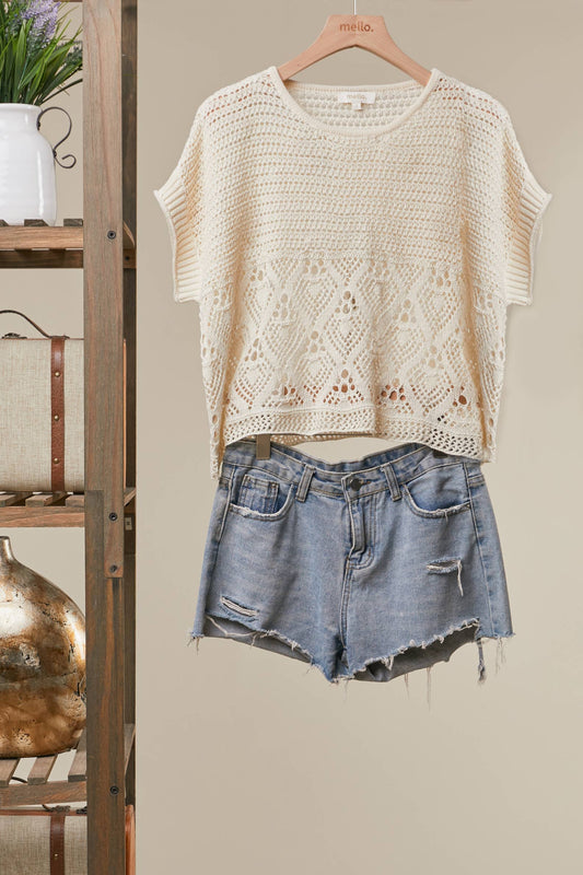 Crochet Boho Top