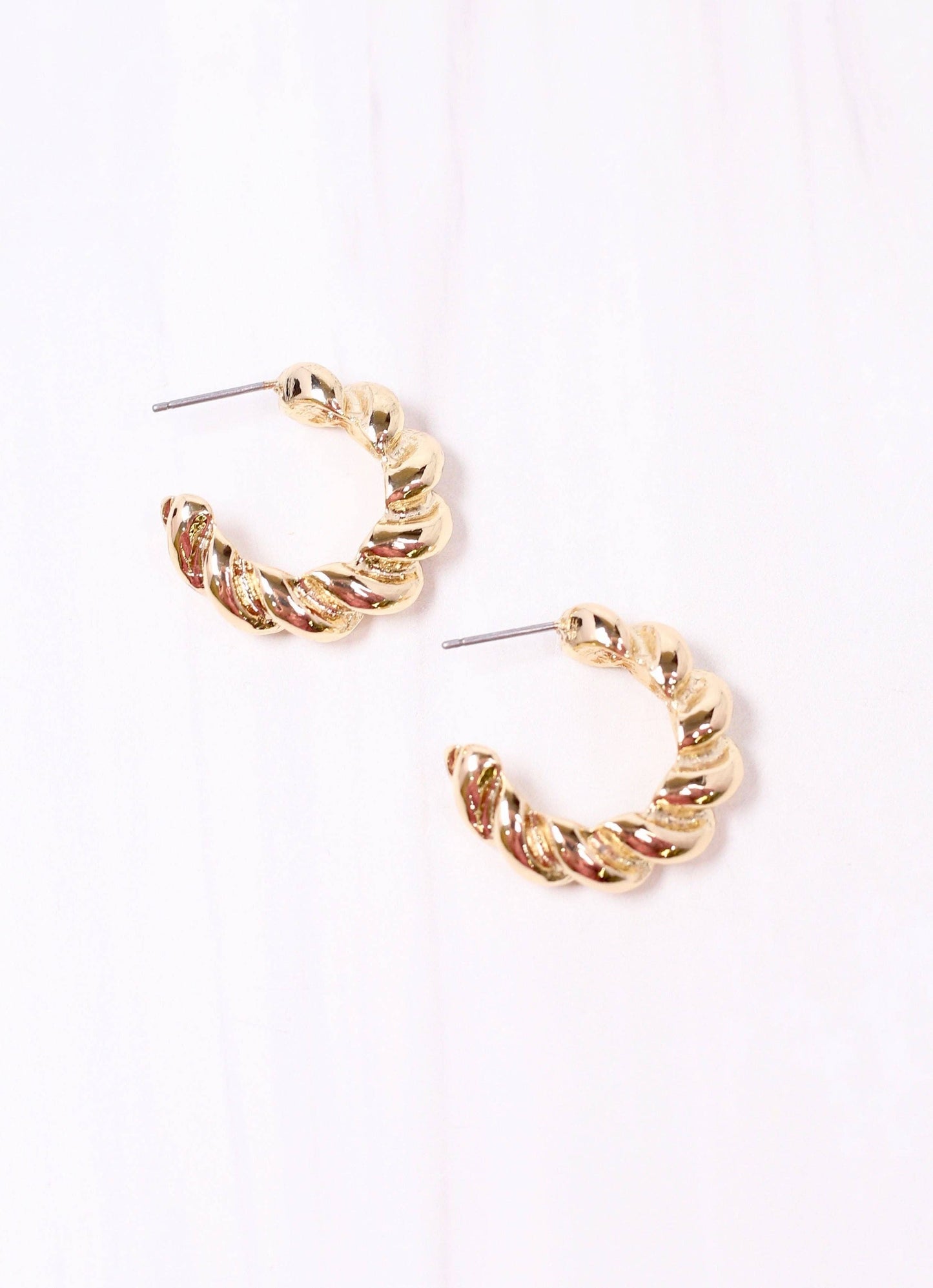 Ralston Twisted Hoop Earring GOLD