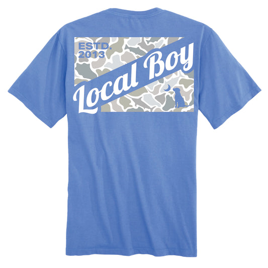Camo Flag Saltwater Tee - Youth