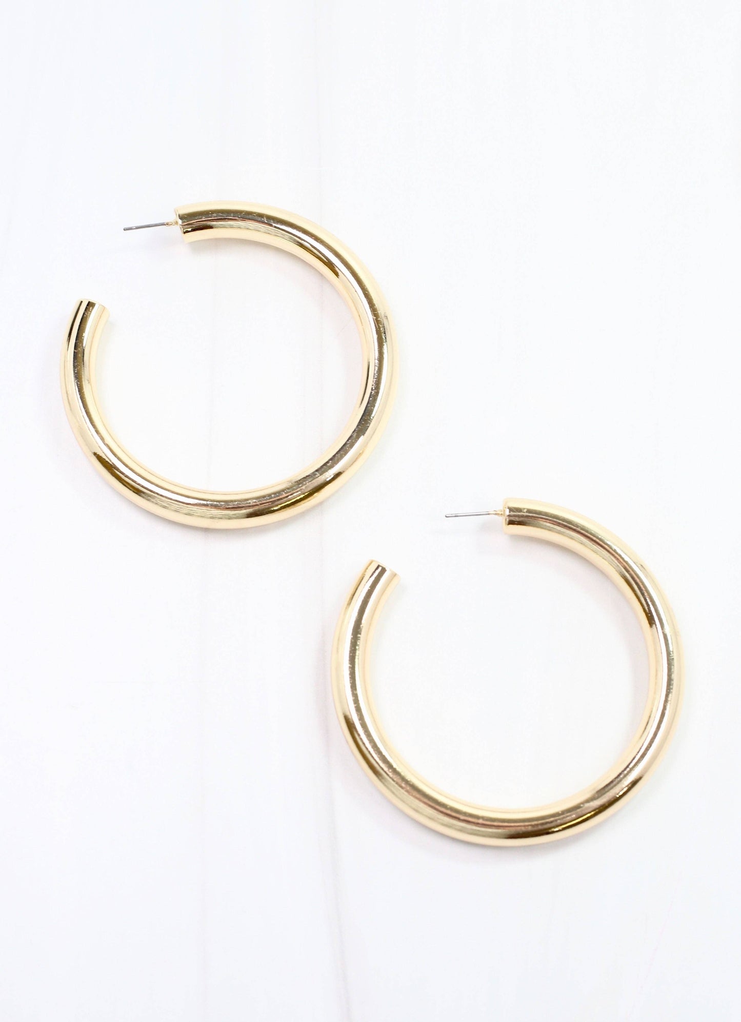 Chantell Hoop Earring Shiny Gold
