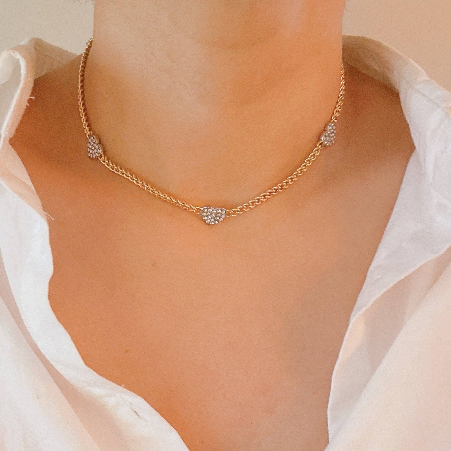 Heartful Rhythm Chain Necklace