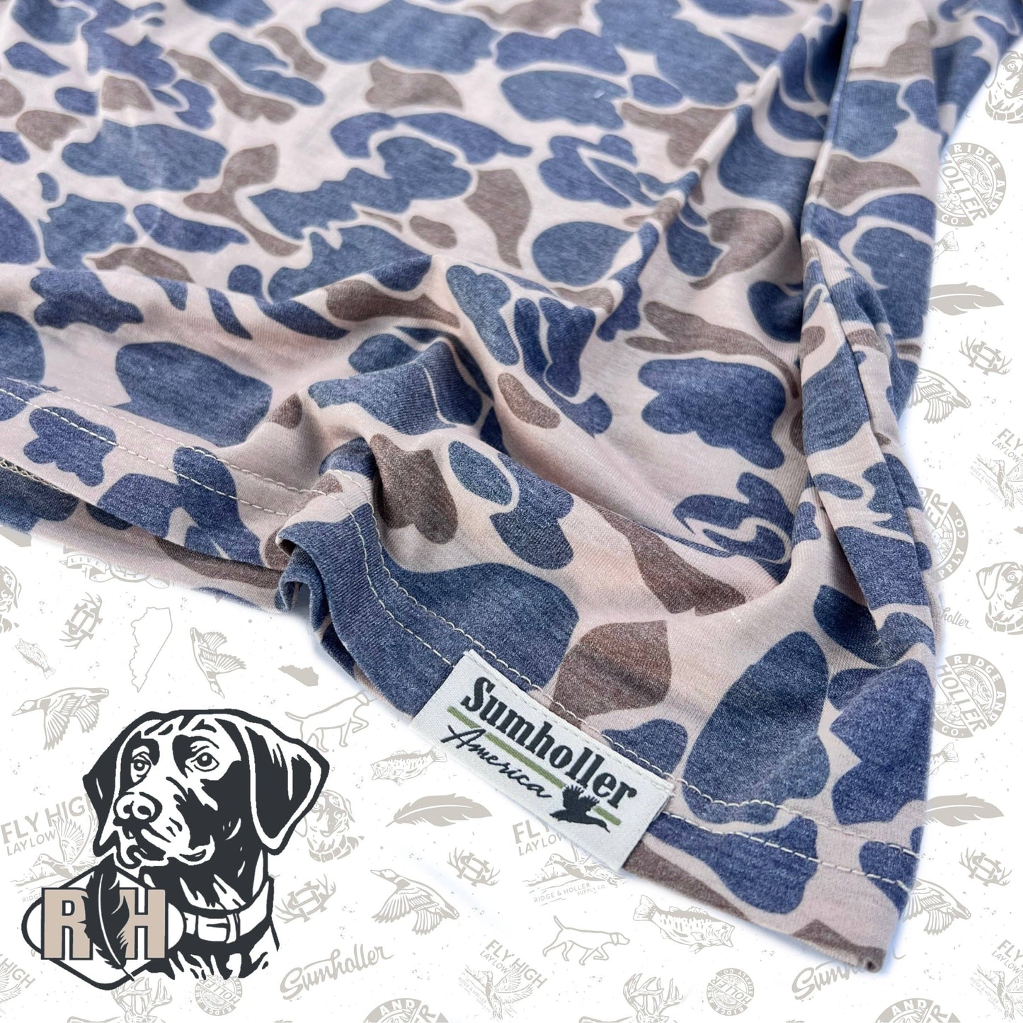 Ridge&Holler lightweight hoodie- Desert Camo