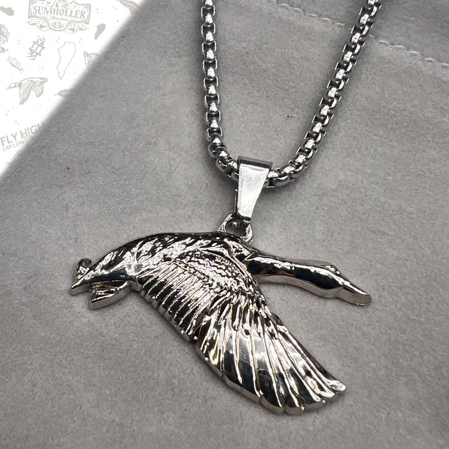 Mallard- Stainless Steel Necklace and Pendant