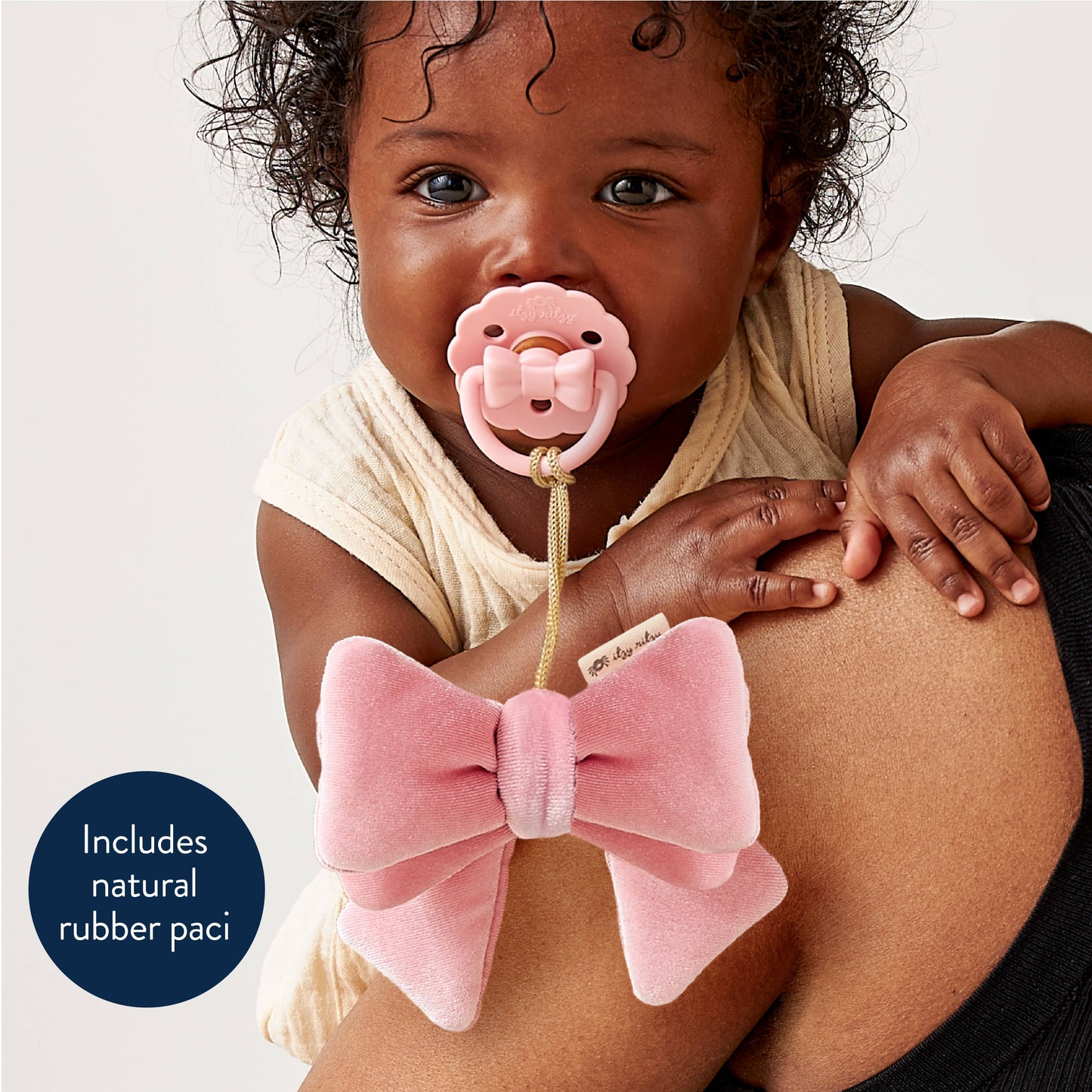 Bitzy Pal Natural Rubber Pacifier & Plush