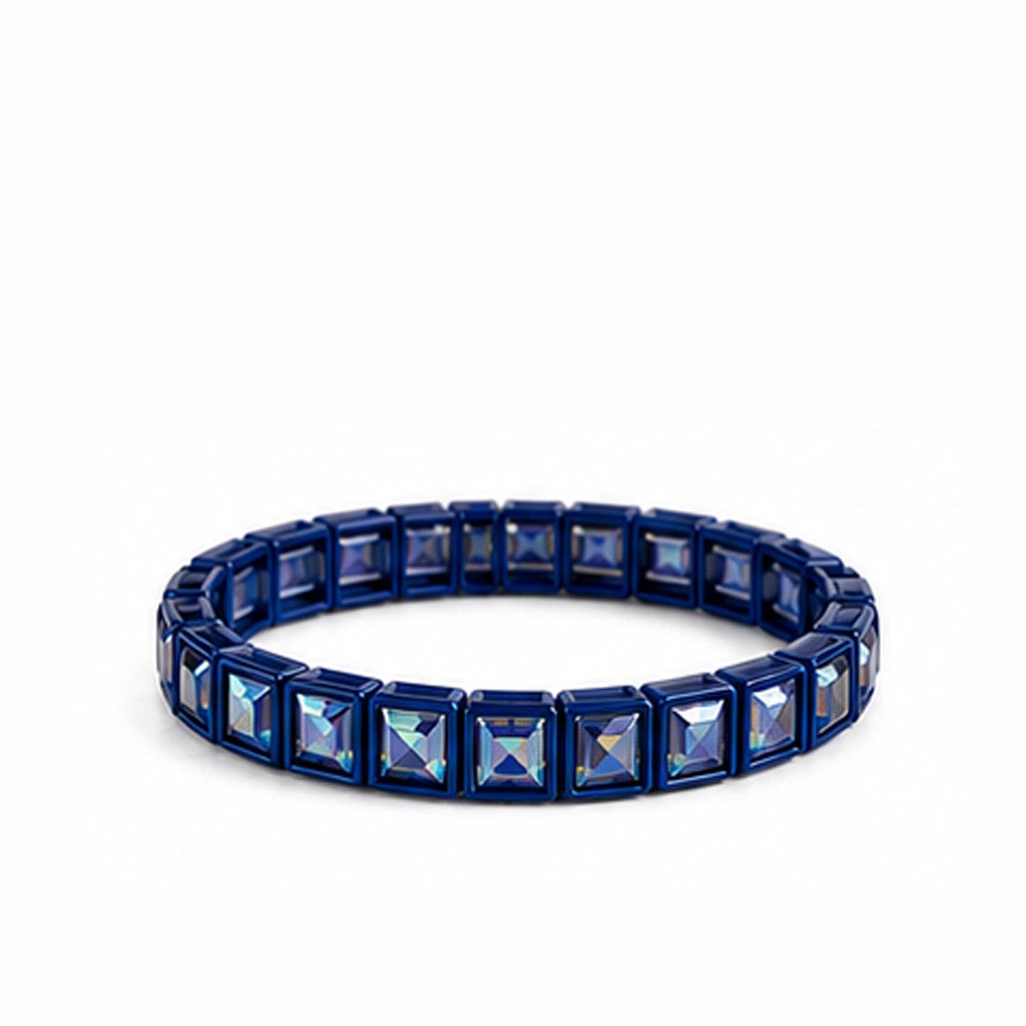 Navy Rhinestone Bracelet