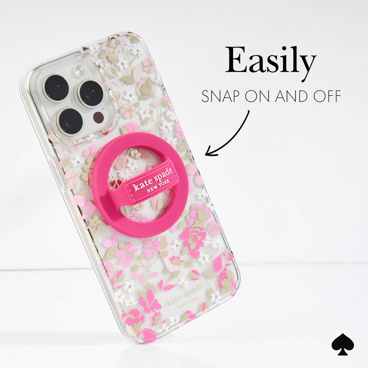 Kate spade new york Loop Grip MagSafe Pom Pom Pink