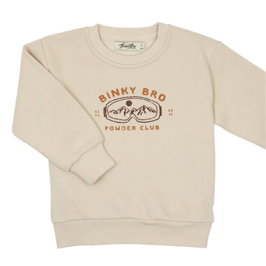 Binky Bro- Powder Club Sweatshirt