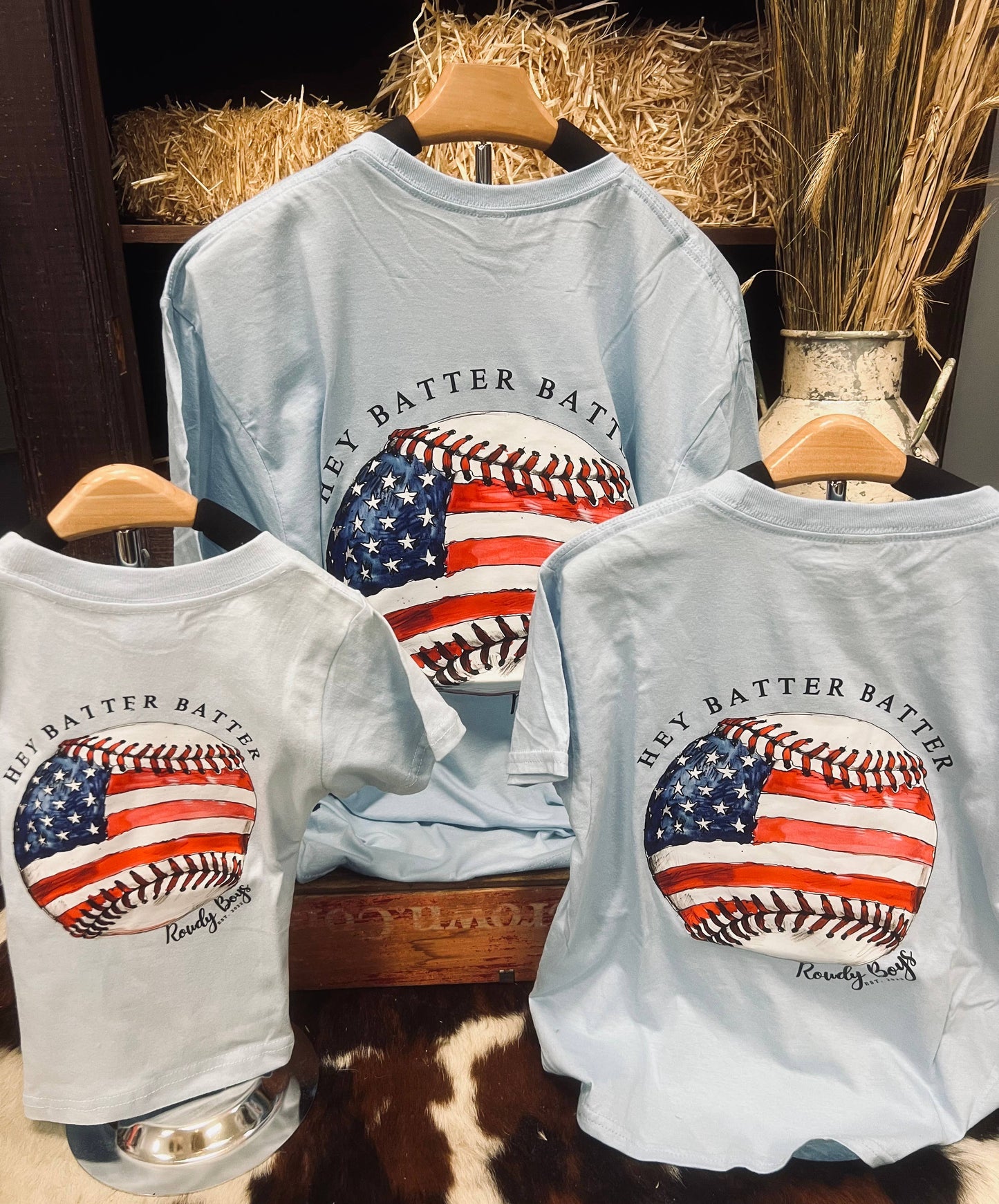 Hey Batter Batter Youth Tee