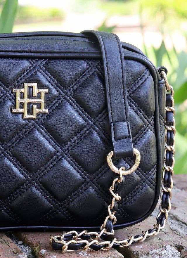 Bryce Crossbody BLACK QUILTED DQ