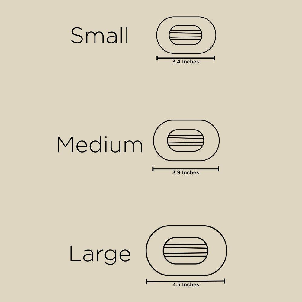 Flat Round Hair Clip | Medium | Red Carpet Ready