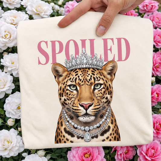 Spoiled Leopard Graphic Tee