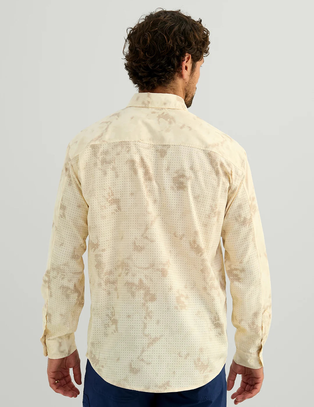 Tidepoint KC Button Down - Egret Tideloom Camo