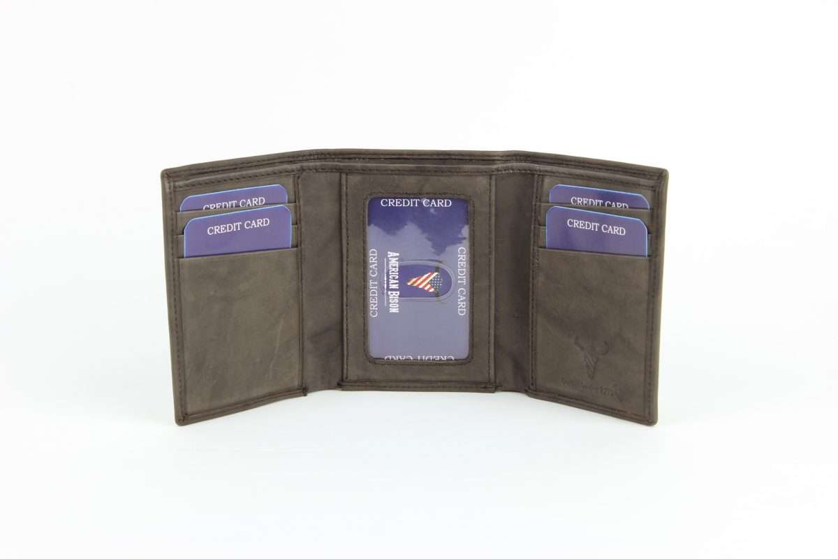 American Bison Trifold Wallet