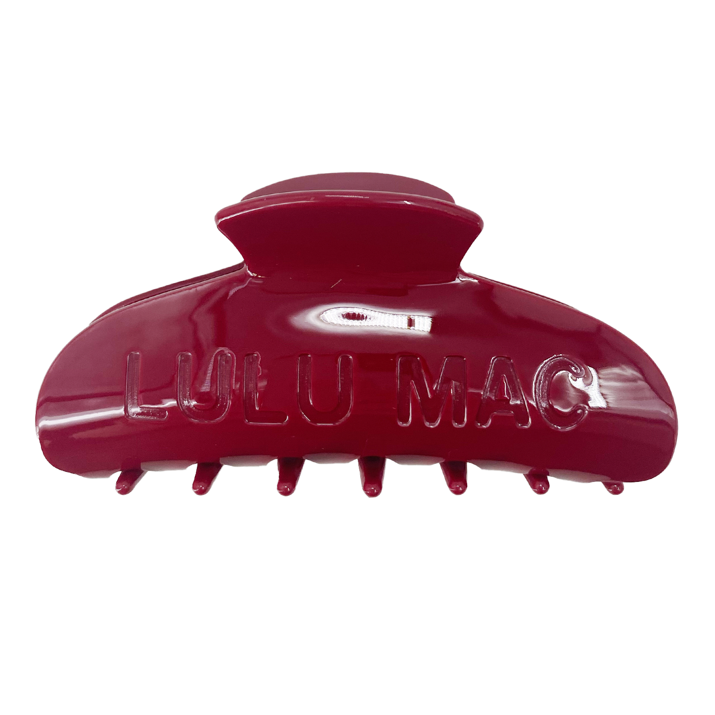 LULU MAC HAIR CLIPS-Crimson