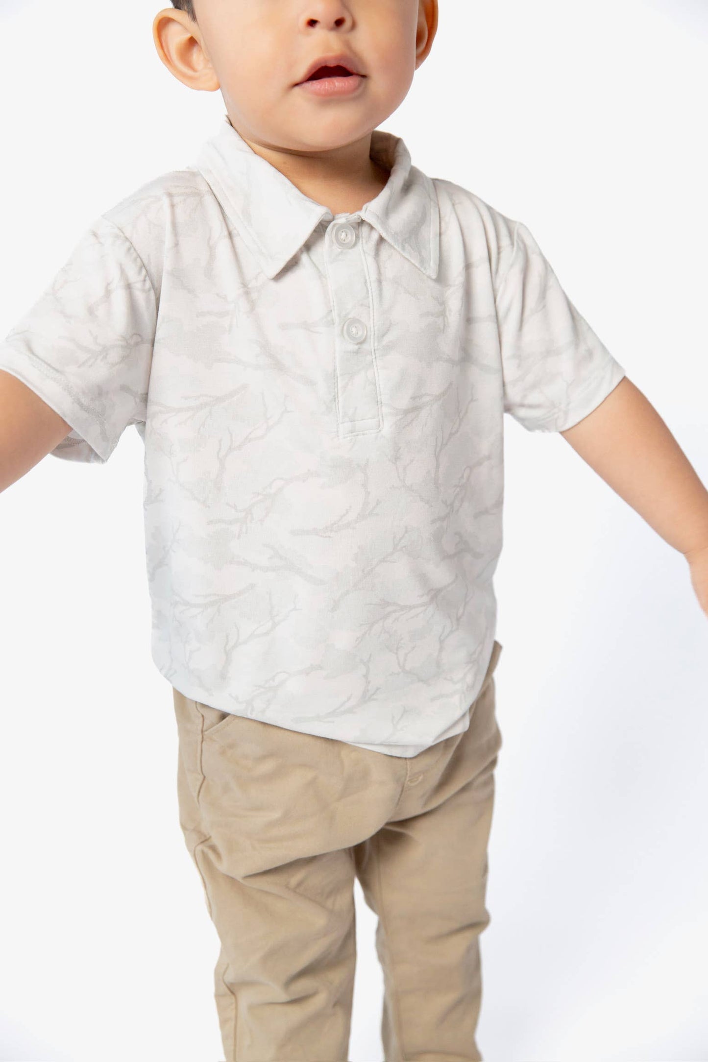 Driftwood Camo SS Polo Shirt