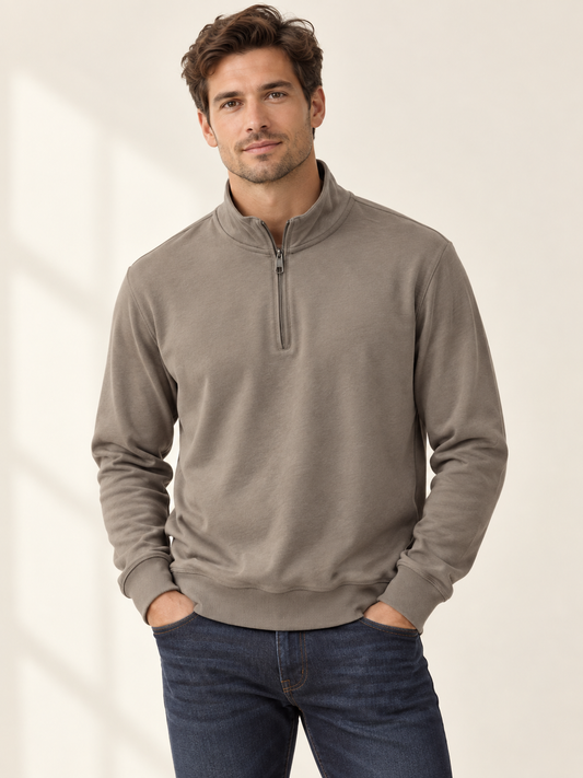 Edisto Terry Quarter Zip - Dock