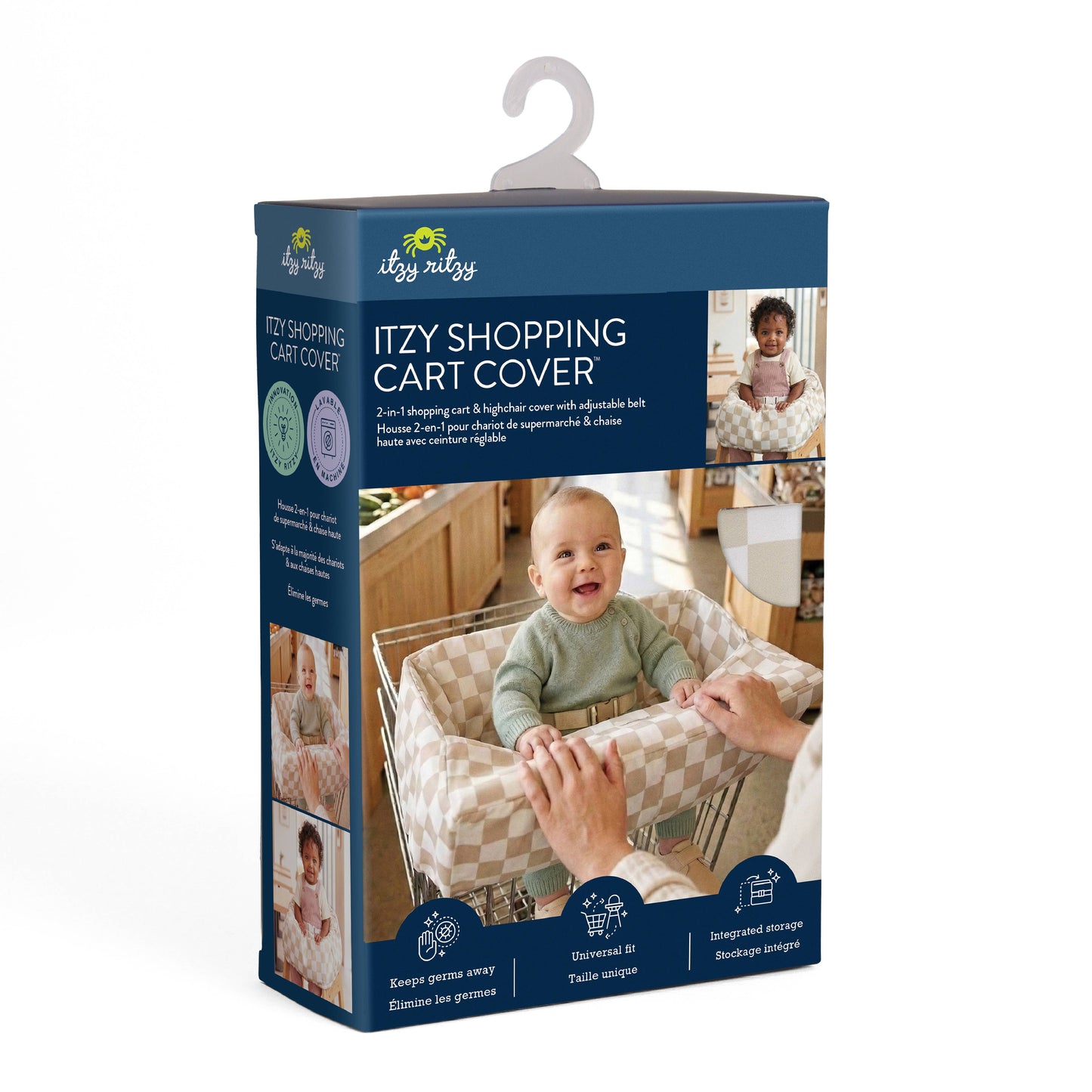 Checkerboard Itzy Shopping Cart Cover™