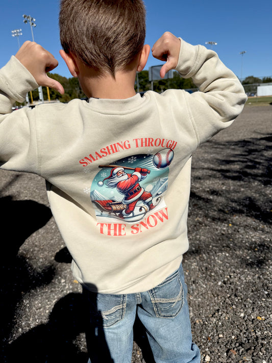 Smashing Through The Snow Crewneck