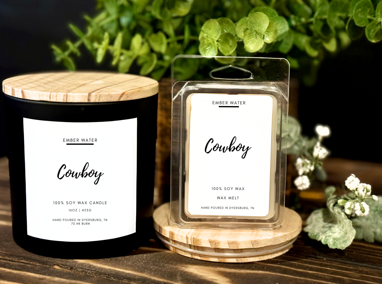 Cowboy 16 oz 100% Soy Candle