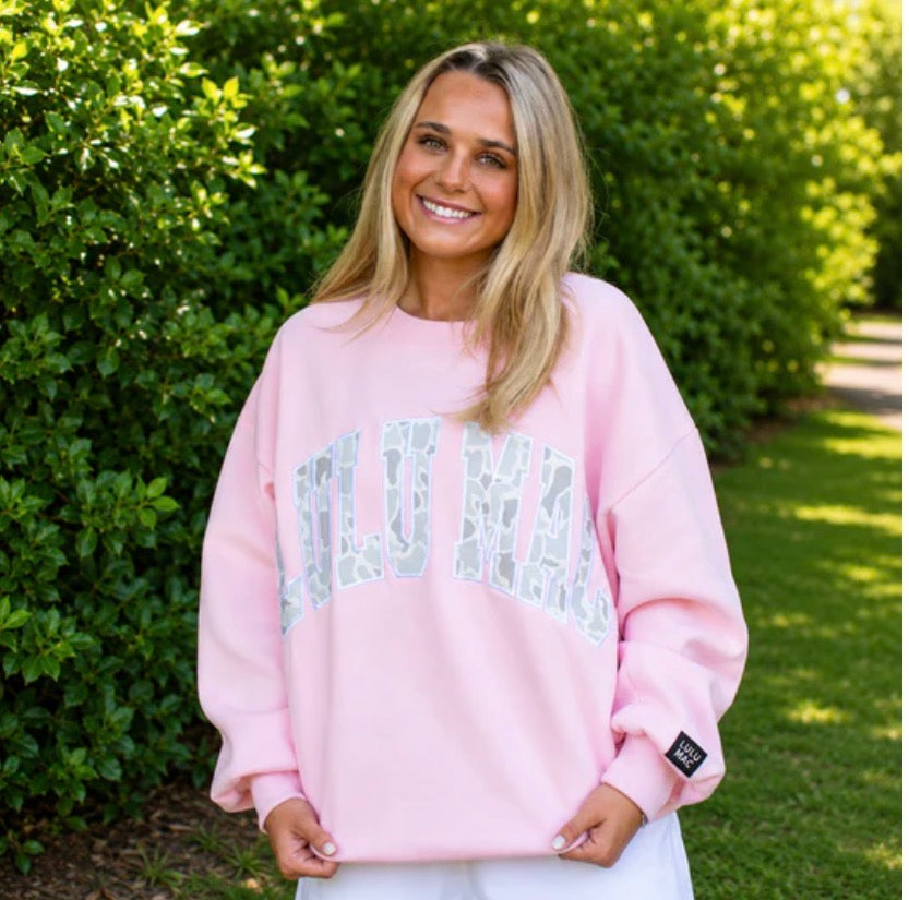 Light Pink/Camo LM Sweatshirt
